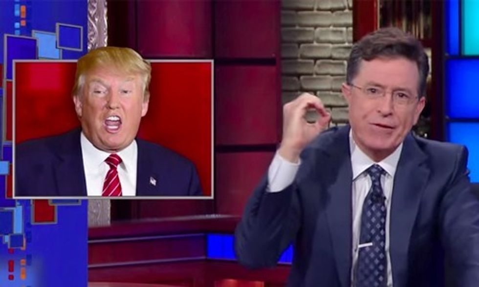 Stephen Colbert to Donald Trump: 'There Is Zero Chance' You'll Be President