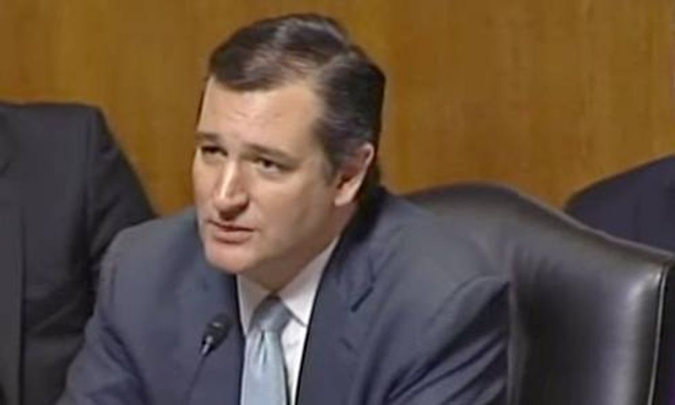 Watch Climate Denier Ted Cruz Bully Sierra Club President in Senate Hearing