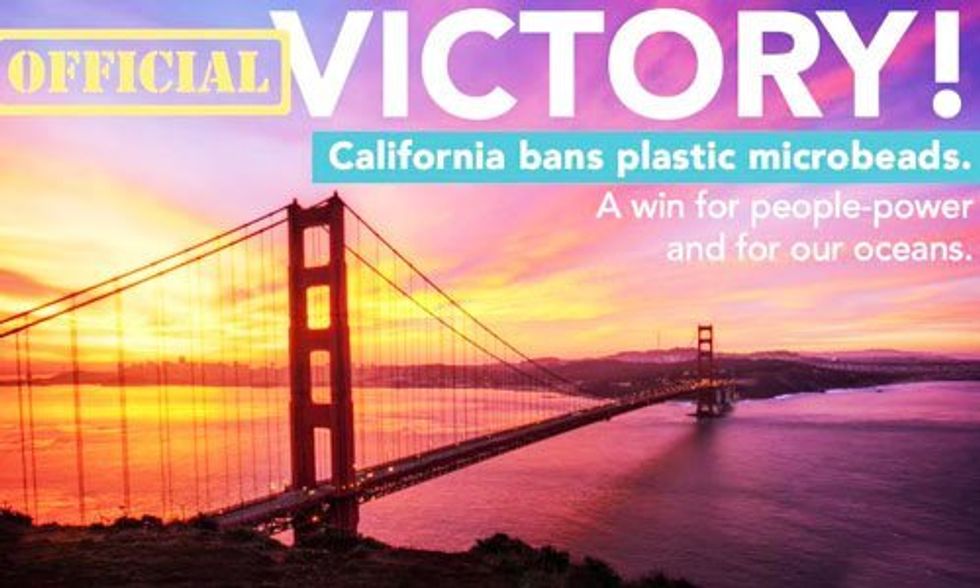 California Passes Nation’s Strongest Ban on Plastic Microbeads