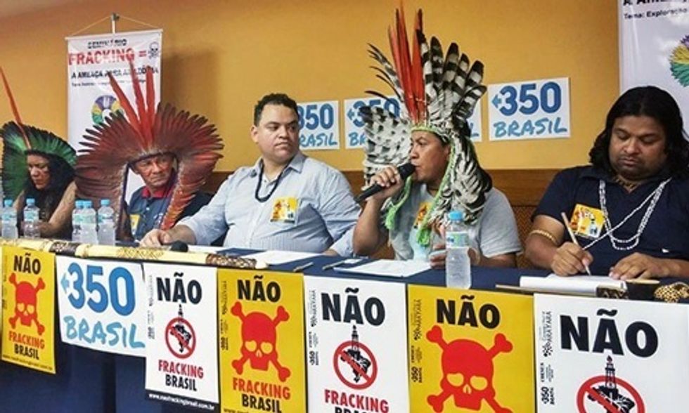 Indigenous Leaders Disrupt Auction Persuading Companies From Acquiring Fracking Blocks in Brazil
