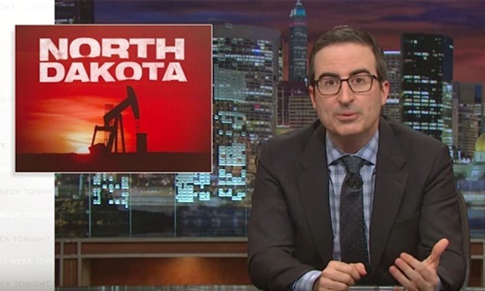 John Oliver Rips Fracking Industry for its Deadly Bakken Boom, Killing One Person Every Six Weeks