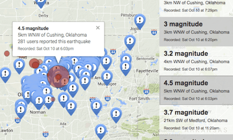 2 More Fracking-Related Earthquakes Hit Oklahoma Despite New Rules Meant to Prevent Them
