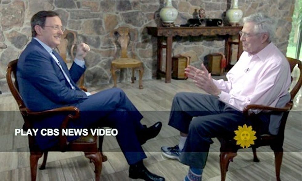 CBS to Charles Koch: Is Dark Money Good for the Political System?
