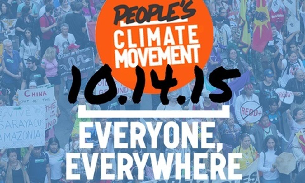 Join the People's Climate Movement Oct. 14 and Demand Bold Action in Paris