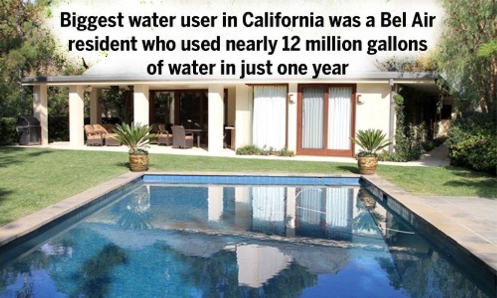 Drought Shaming the Rich and Famous: Who Is California’s Biggest Water Guzzler?