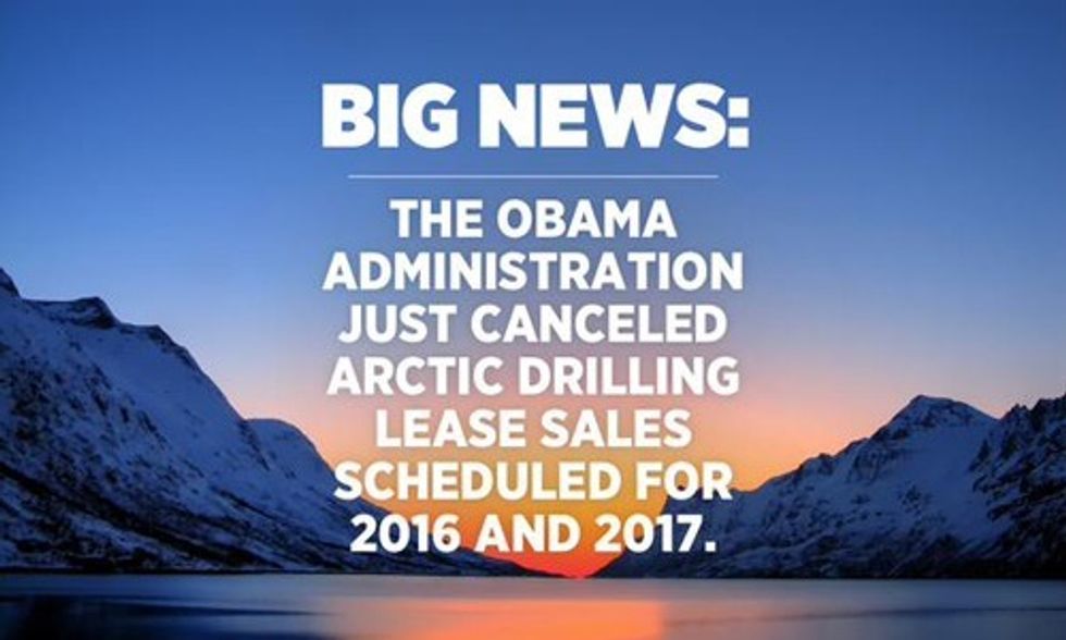 Obama Cancels Arctic Drilling Leases