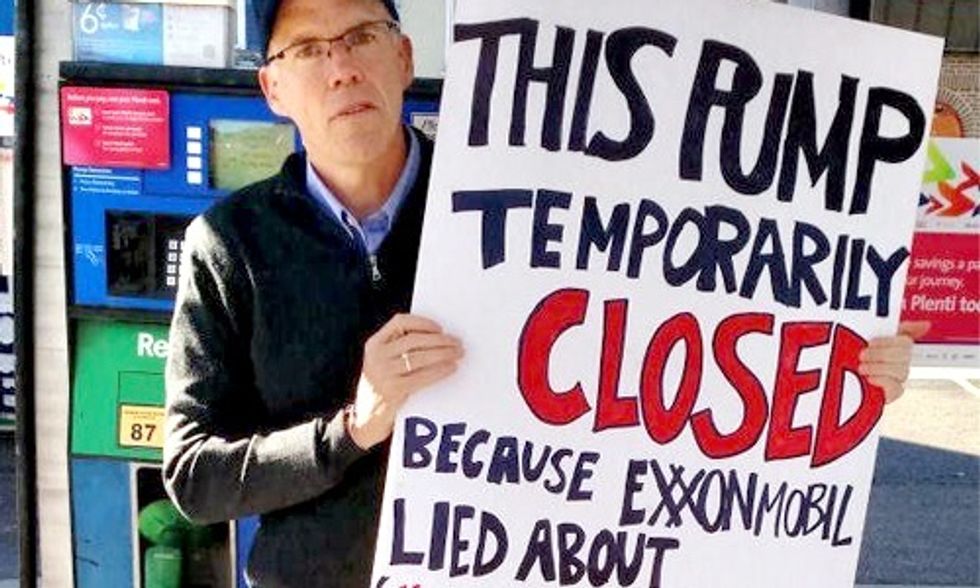 Bill McKibben Gets Arrested Exposing Exxon's 'Unparalleled Evil'