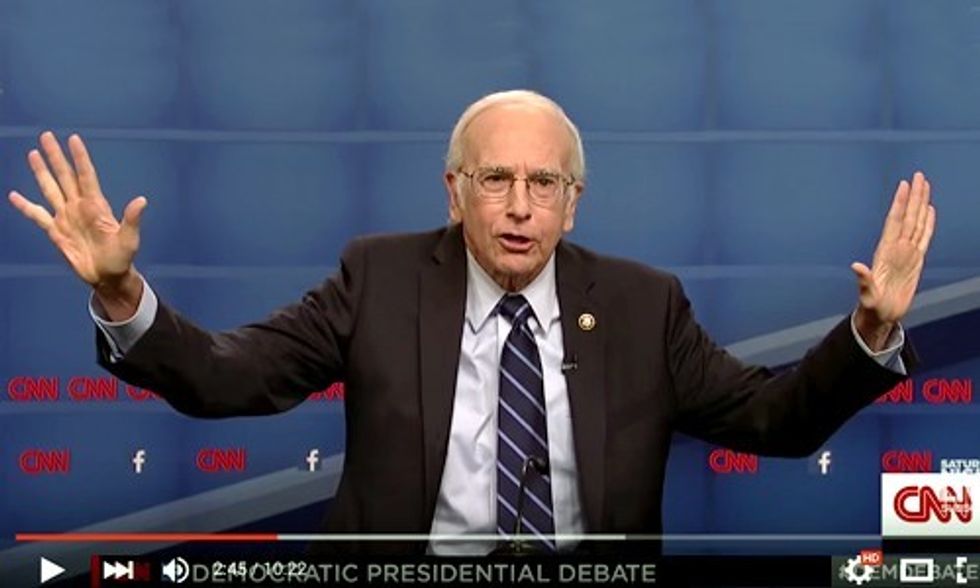 Larry David as Bernie Sanders on Saturday Night Live: 'We Need a Revolution'
