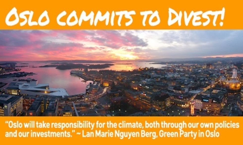 Oslo Becomes First Capital City in the World to Divest From Fossil Fuels