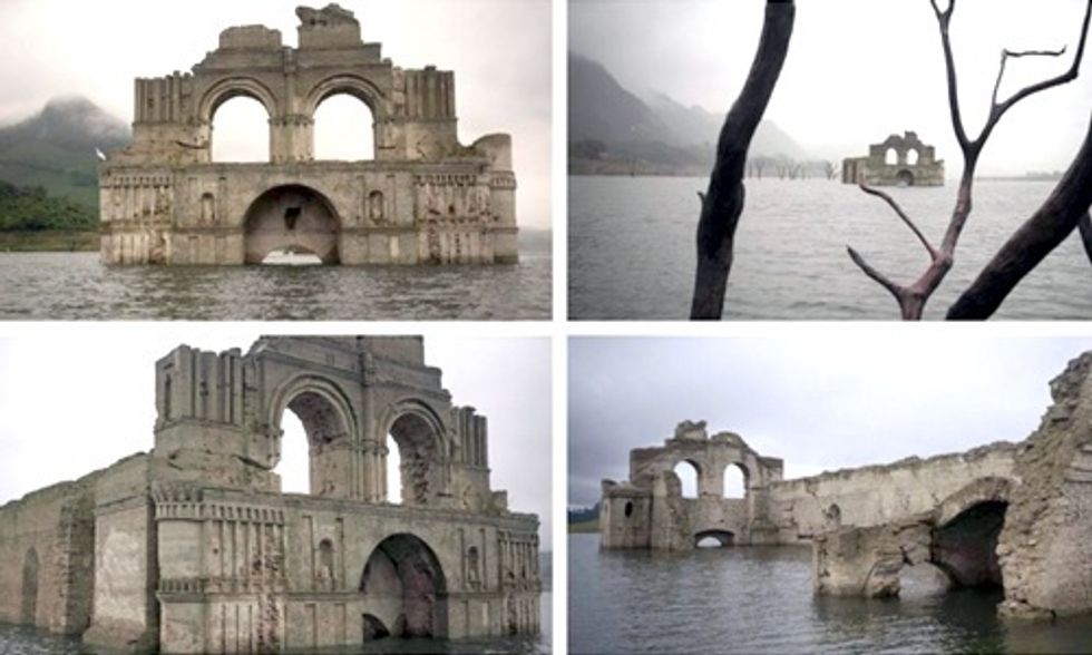 Drought Causes 450-Year-Old Church to Re-Emerge