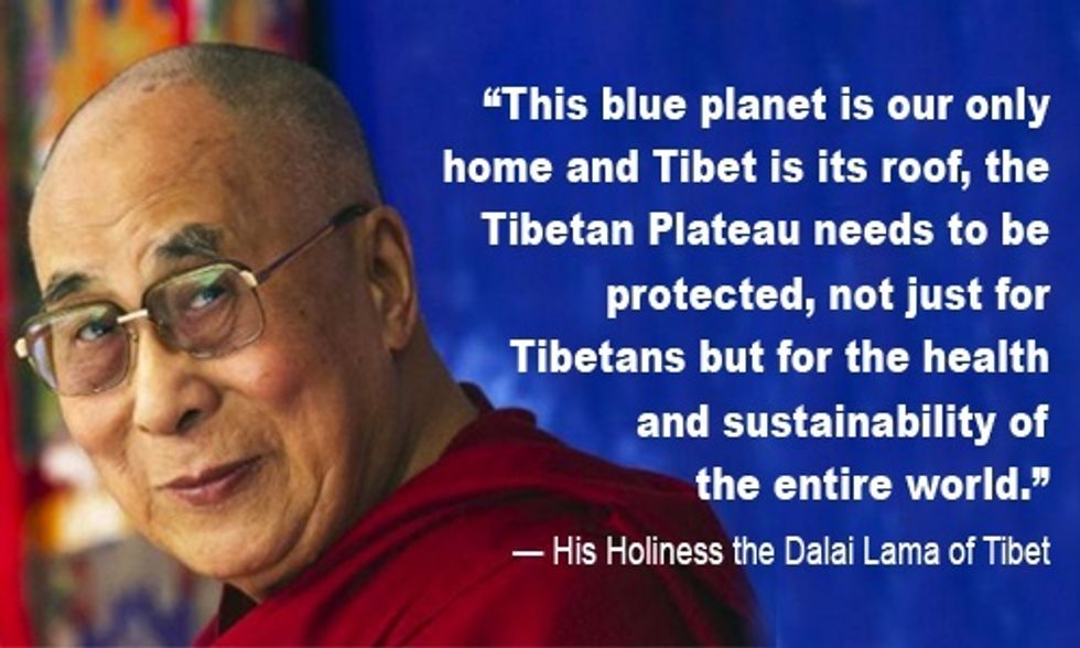 Dalai Lama: Climate Change Is Destroying Tibet's 'Roof of the World'