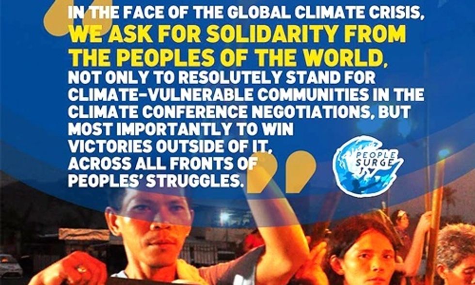 Philippines to World Leaders: Our Survival Is Not Negotiable