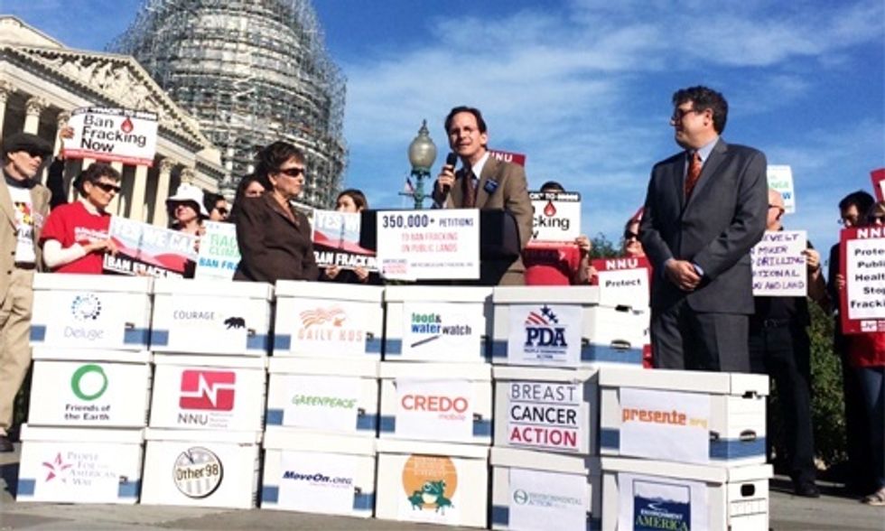 Groups Gather at Nation's Capitol to Pressure Congress to Ban Fracking on Public Lands