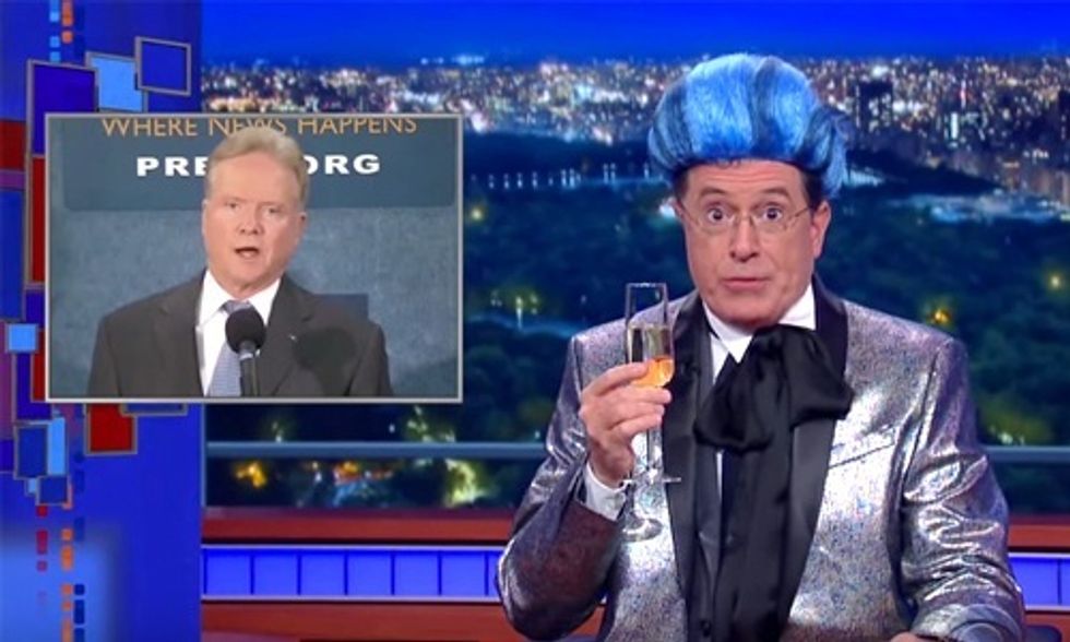 Stephen Colbert Compares 2016 Election to the Hunger Games