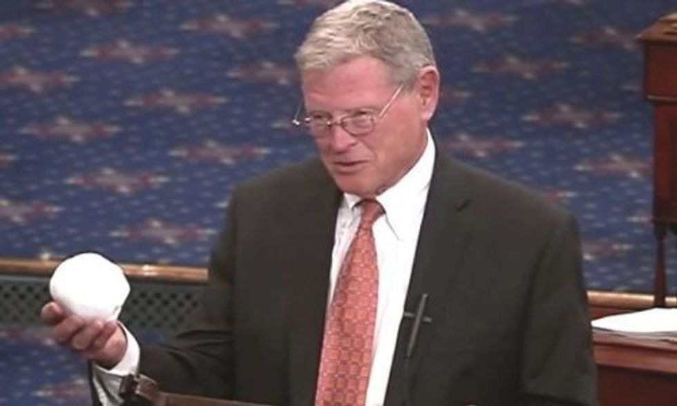 Snowball-Throwing, Climate-Denying Senator May Crash Paris Climate Talks