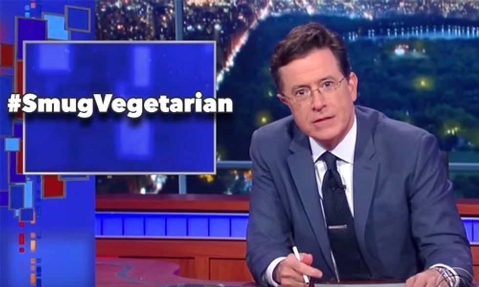 Colbert: There's Human DNA in Your Hot Dogs and Veggie Dogs
