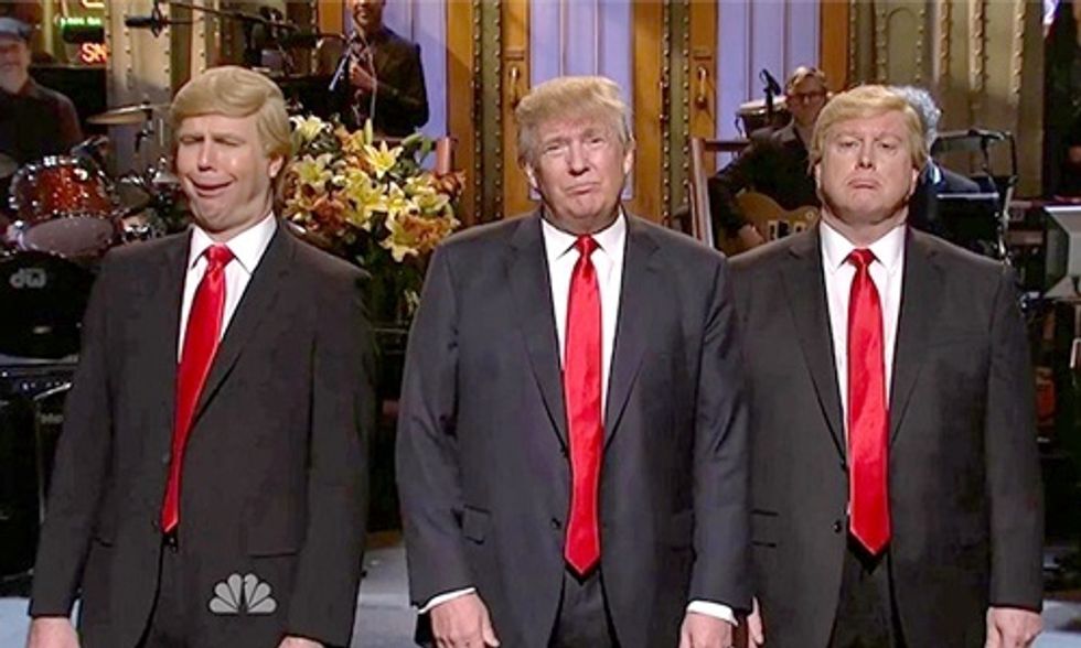Live From New York, It's Donald Trump and ... Larry David