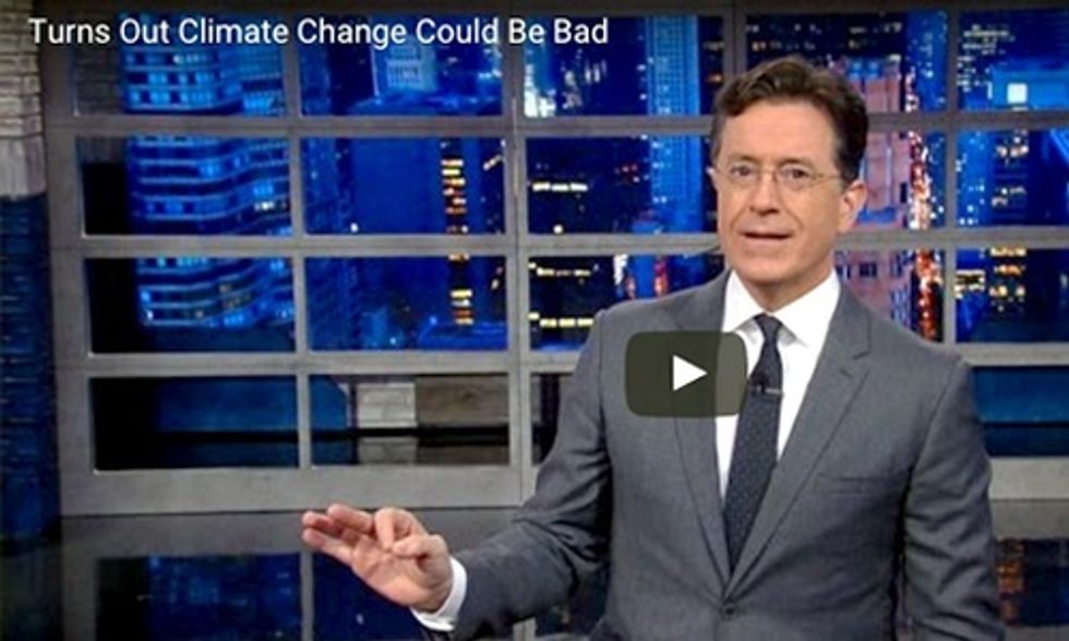 Colbert: How Your Sex Life and the Keystone XL Are Connected