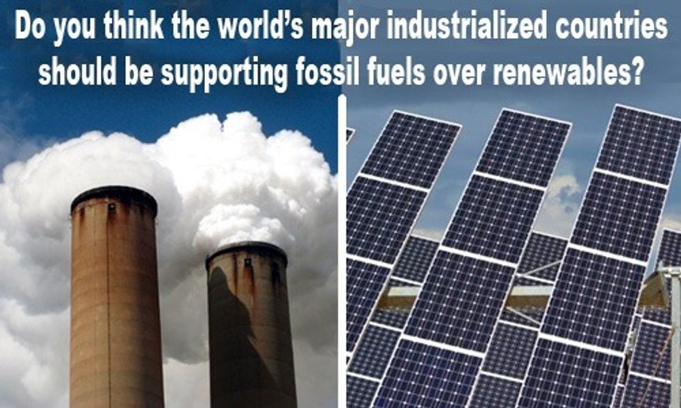 World's Biggest Economies Still Backing Fossil Fuels