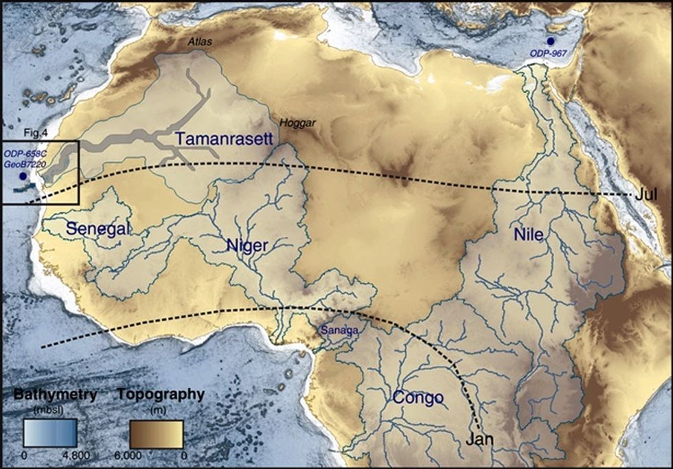 Ancient River System Flowed Under Sahara Desert (It Would Rank 12th