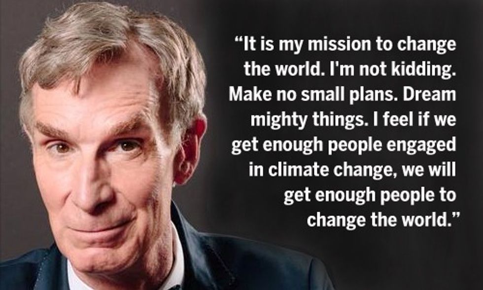 Bill Nye, While Driving a Tesla, Shares 5 Ways to #BeUnstoppable