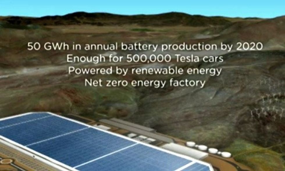 Tesla's Massive Gigafactory Will Be Net Zero Energy, Powered by 100% Renewables