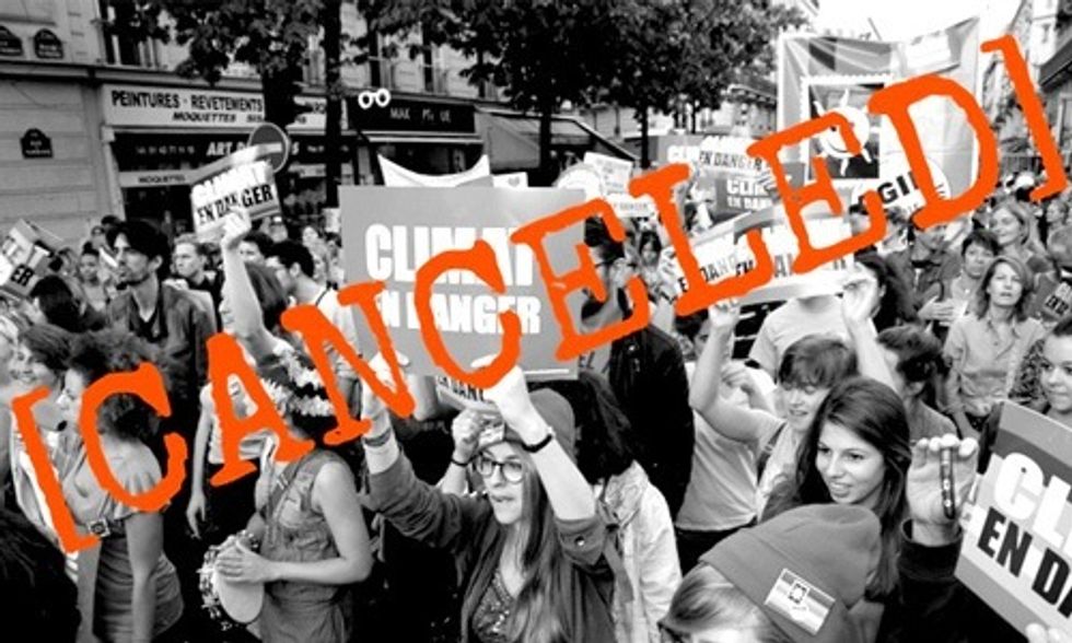 France Cancels Major Climate March, Groups Say They Won't Be Silenced