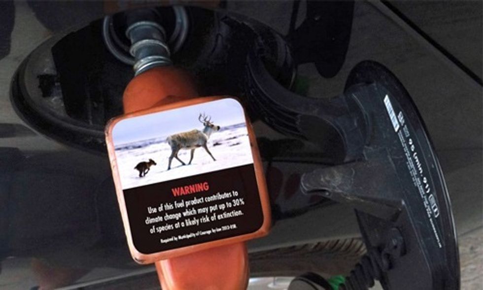 This City is the World's First to Mandate Climate Change Warning Labels on Gas Pumps
