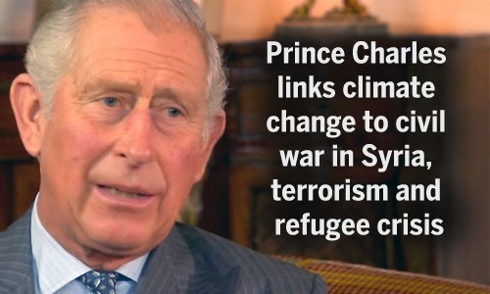 Prince Charles: Climate Change Root Cause of Syrian War