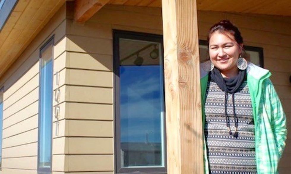 Brad Pitt's Nonprofit Delivers LEED Platinum Homes to Fort Peck Reservation