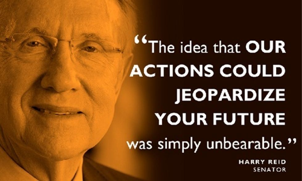 U.S. Sen. Harry Reid's Letter to the Future: 'You Deserve a Chance'