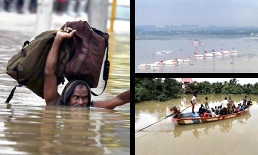 Climate Change Blamed for Southern India's Worst Flooding in More Than a Century