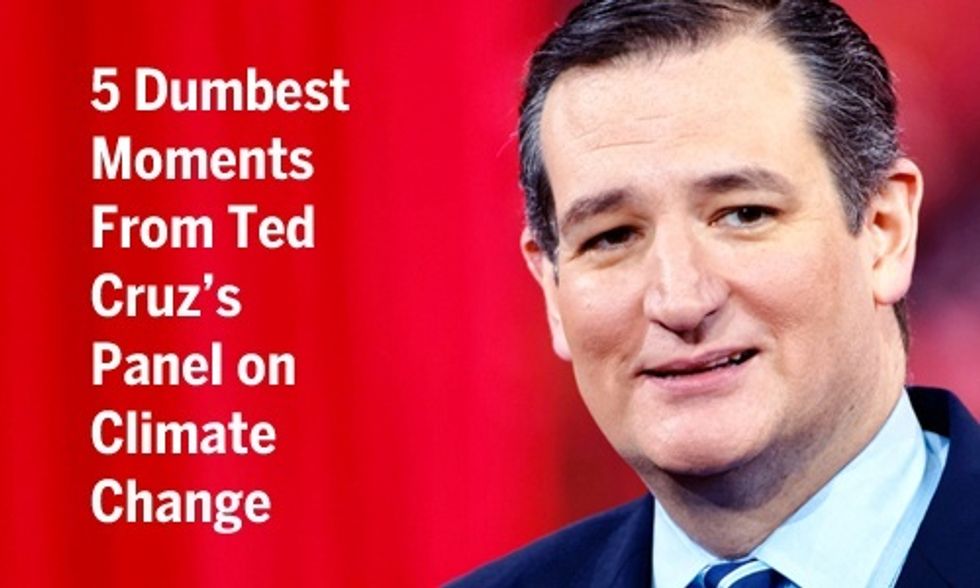 Ted Cruz Offers Al Gore Some 'Inconvenient Truths' in Most Outrageous Climate Denier Stunt Yet