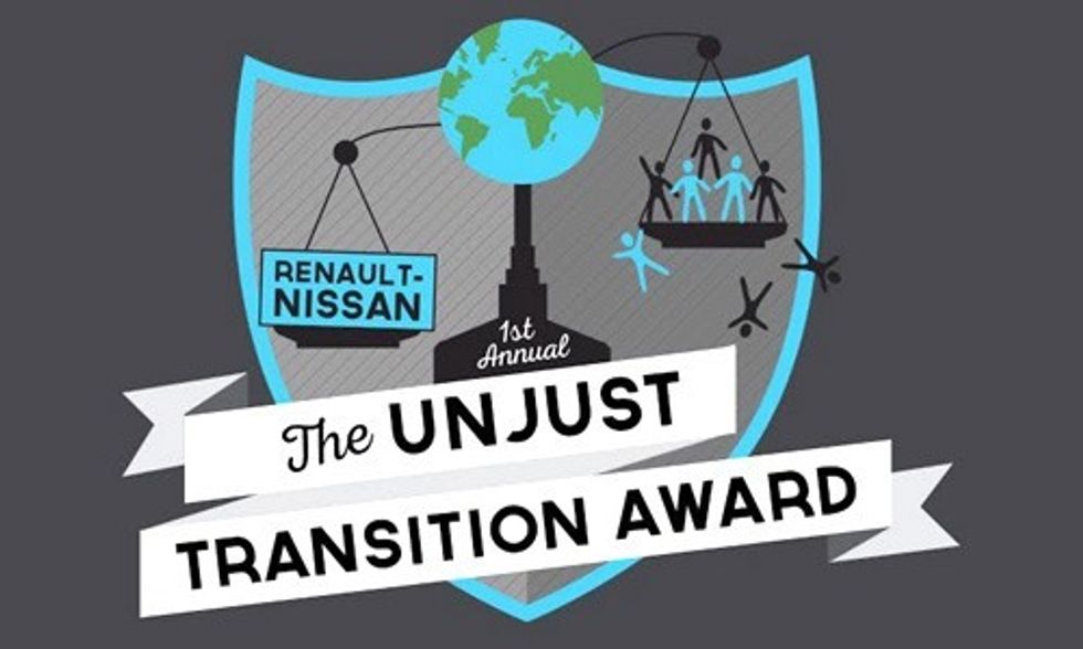 And the Unjust Transition Award Goes to ...