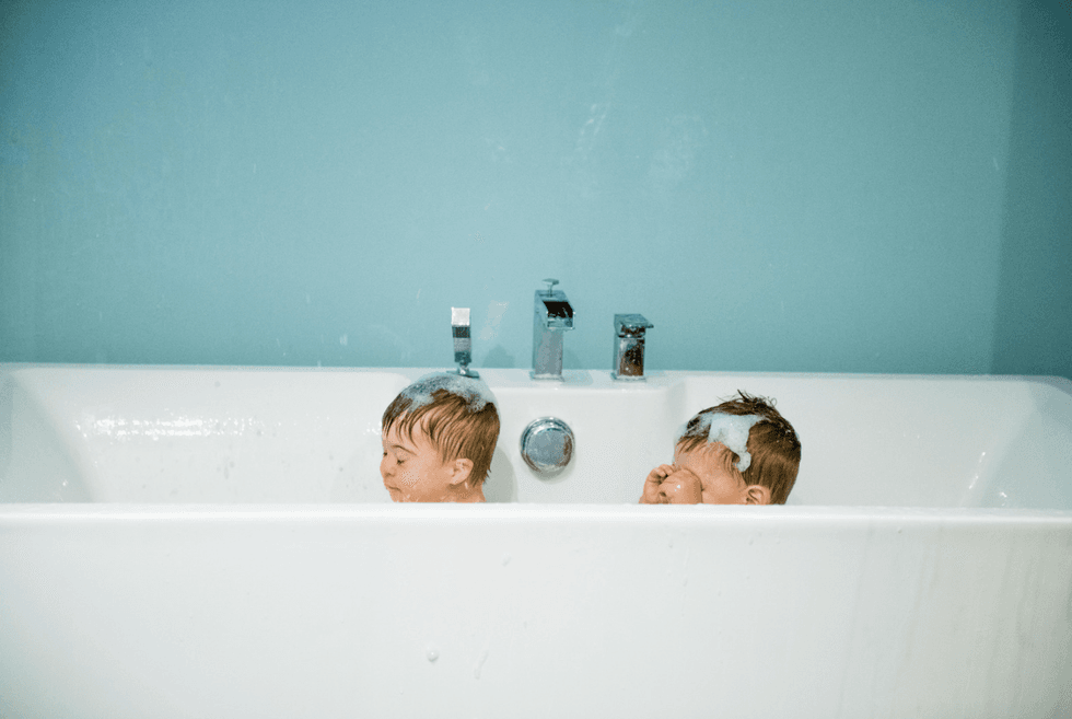 Mom stepped away from the bath for 3 seconds. Then her toddler said 5 words that made her sprint right back.