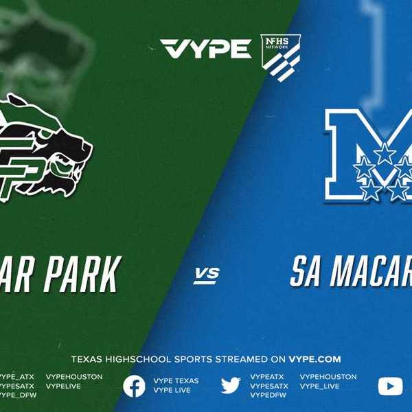 6PM | NFHS – 5A D2 Girls Basketball Area: Cedar Park vs. SA MacArthur