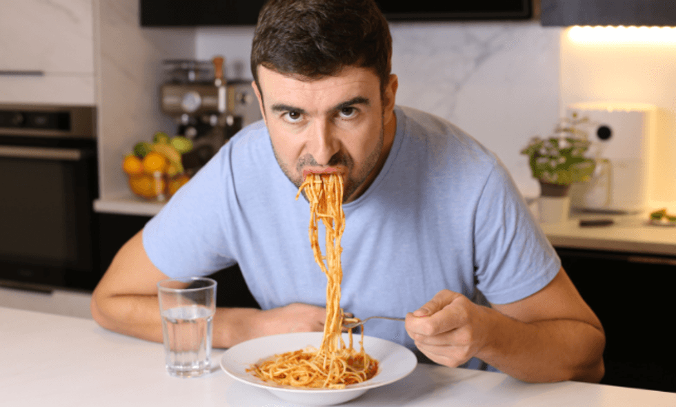 spaghetti, mean spaghetti, pasta, italian food, lunch