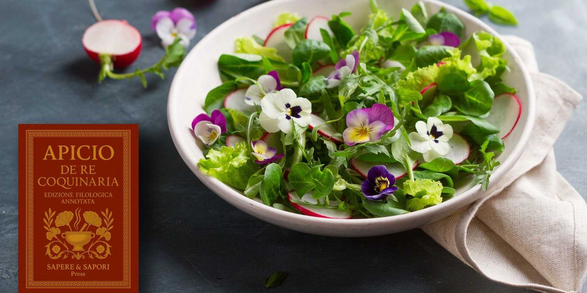 Dillo con un fiore (dentro l’insalata). I piatti diventano un campo colorato
