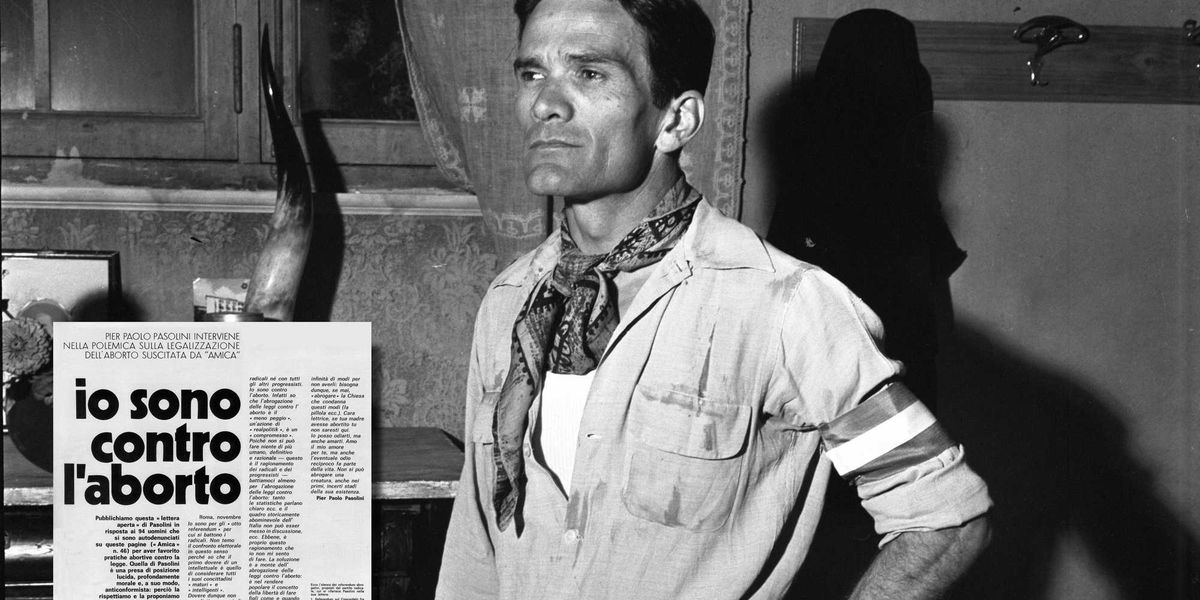 l8217articolo dimenticato di pier paolo pasolini contro l8217aborto facile non si toglie la vita da Laverita.info l8217articolo dimenticato di pier paolo pasolini contro l8217aborto facile non si toglie la vita