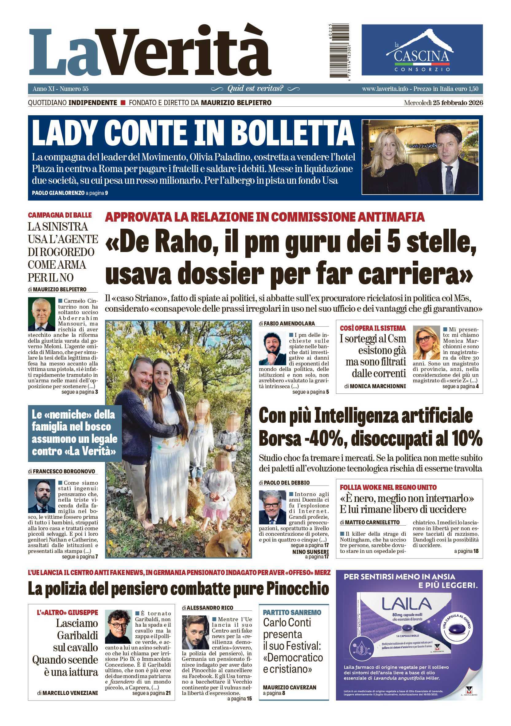 Oggi in edicola