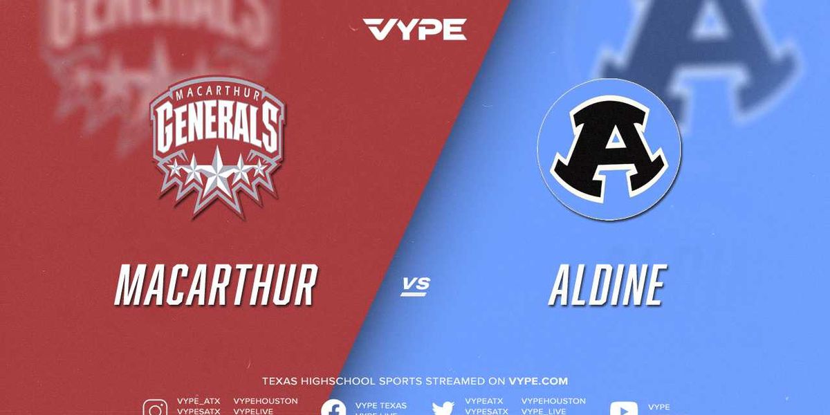 7:30PM - Boys Soccer: MacArthur vs. Aldine - VYPE