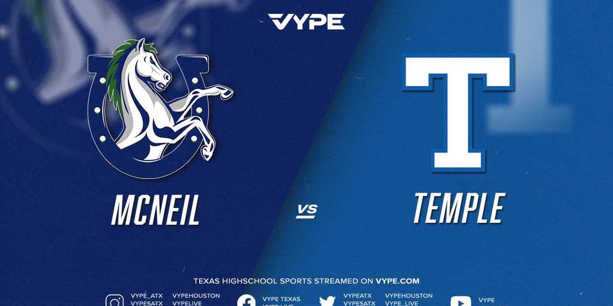 12:30PM - RRISD Legends Classic | Baseball: McNeil vs. Temple - VYPE
