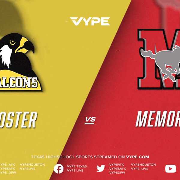 6:30PM - Baseball: Foster vs. Memorial