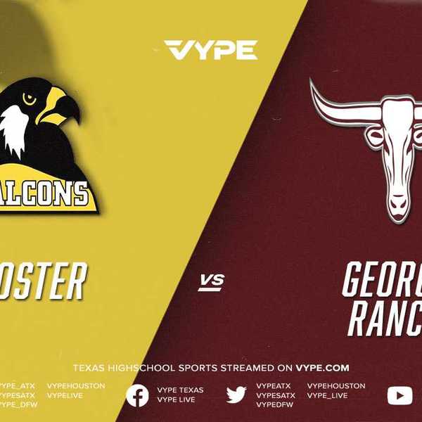 6PM - Softball: Foster vs. George Ranch