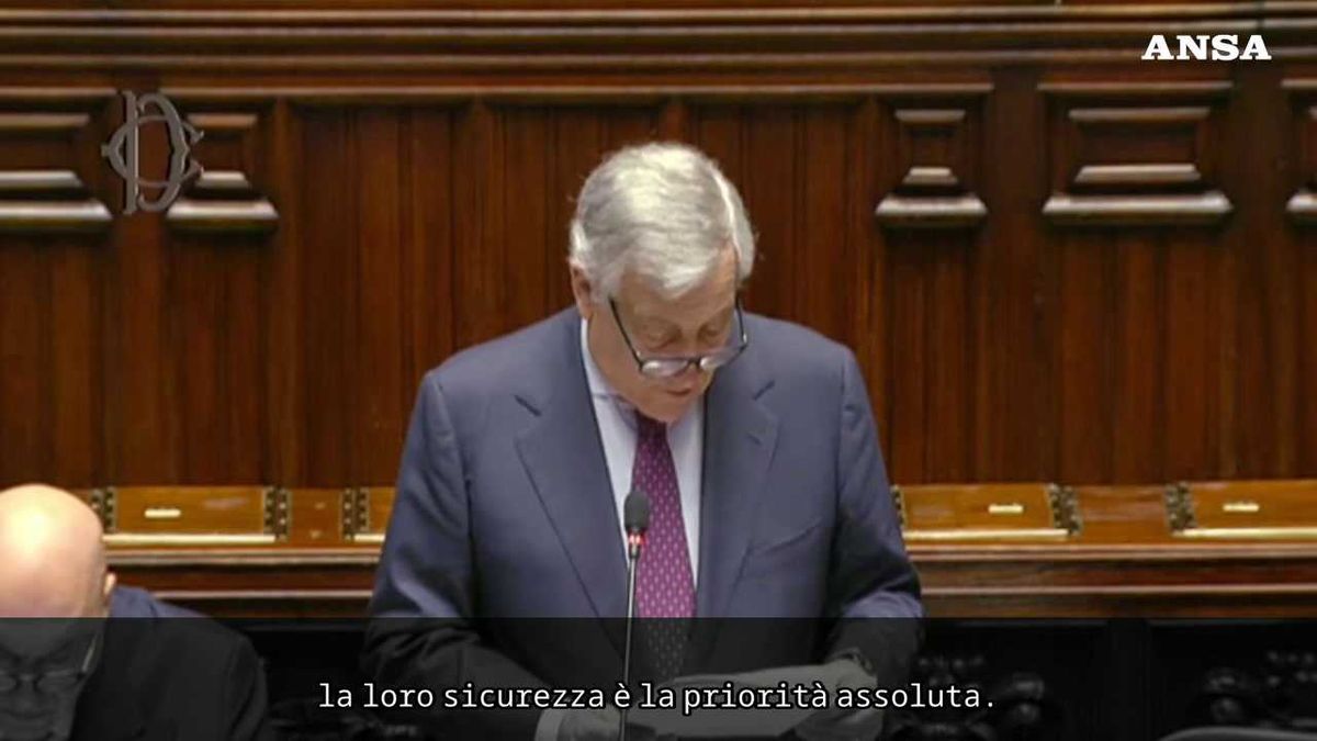 Tajani: «100.000 italiani coinvolti direttamente o meno dalla crisi in Iran»