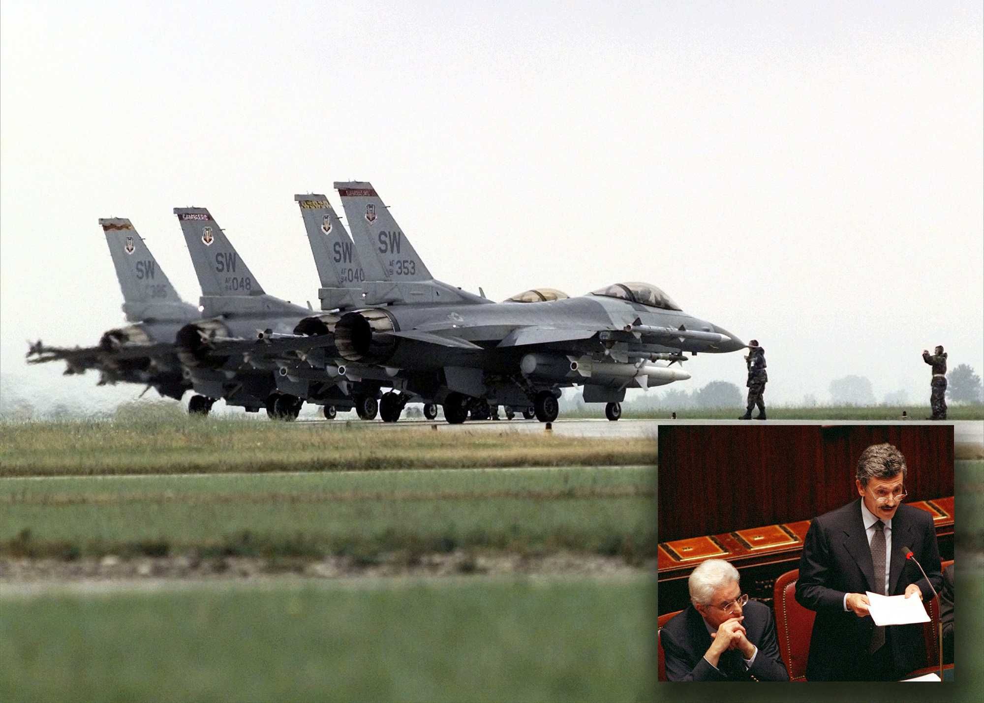 Il Pd strilla sulle basi ma bombardava senza l’ok del Parlamento