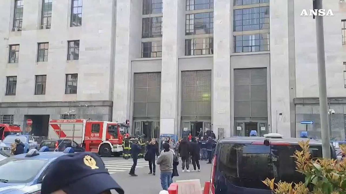 Allarme bomba al Tribunale di Milano