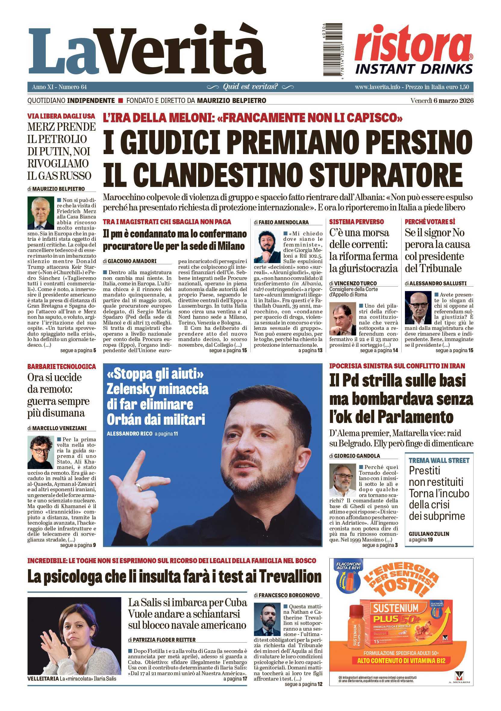 Oggi in edicola