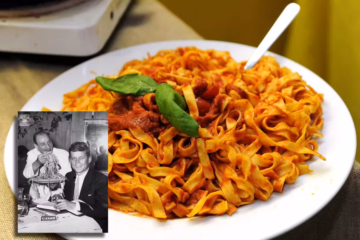 Pure Kennedy si piegò alle fettuccine, mito nato nel Rinascimento