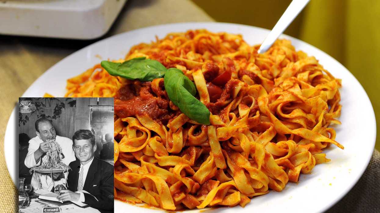 Pure Kennedy si piegò alle fettuccine, mito nato nel Rinascimento